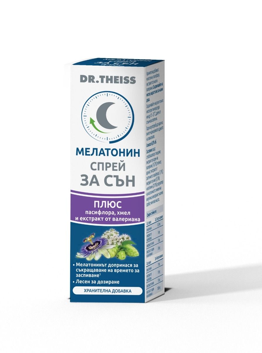 Dr. Theiss Мелатонин Плюс спрей за сън 20 мл