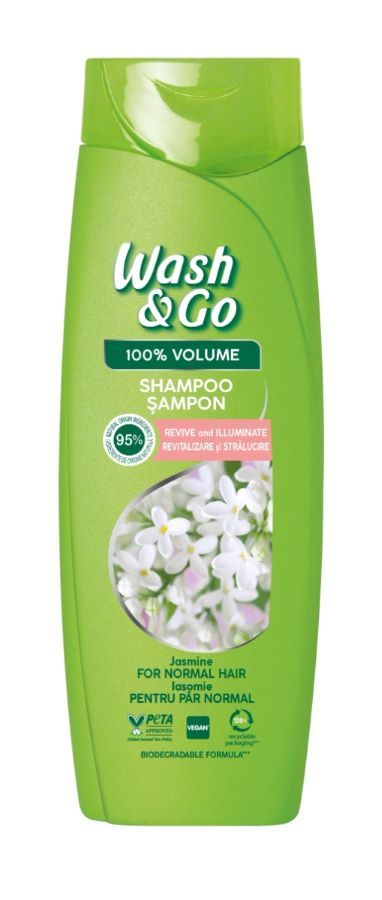 Wash & Go Jasmine Extract Шампоан за нормална коса с екстракт от жасмин 180 мл