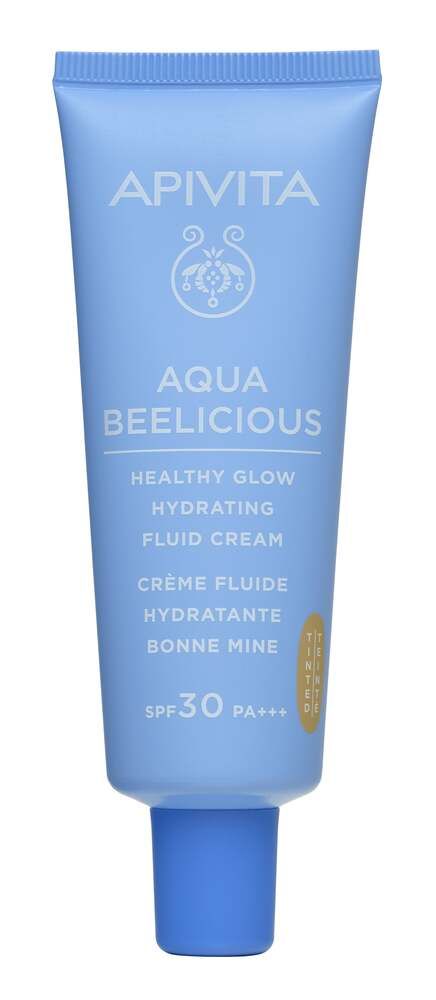Apivita Aqua Beelicious Тониран хидратиращ озаряващ флуид за лице SPF30 40 мл