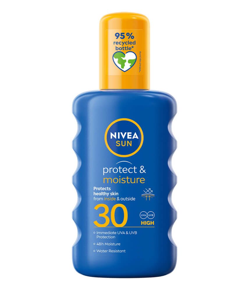 Nivea Sun Protect & Moisture Слънцезащитен спрей SPF30 200 мл