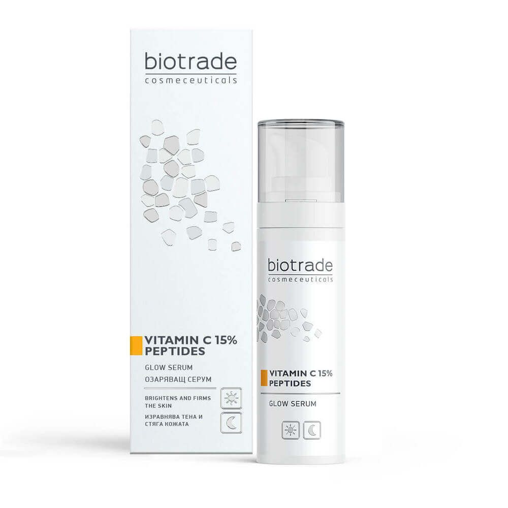 Biotrade Озаряващ серум с Витамин C 15% и пептиди 30 мл