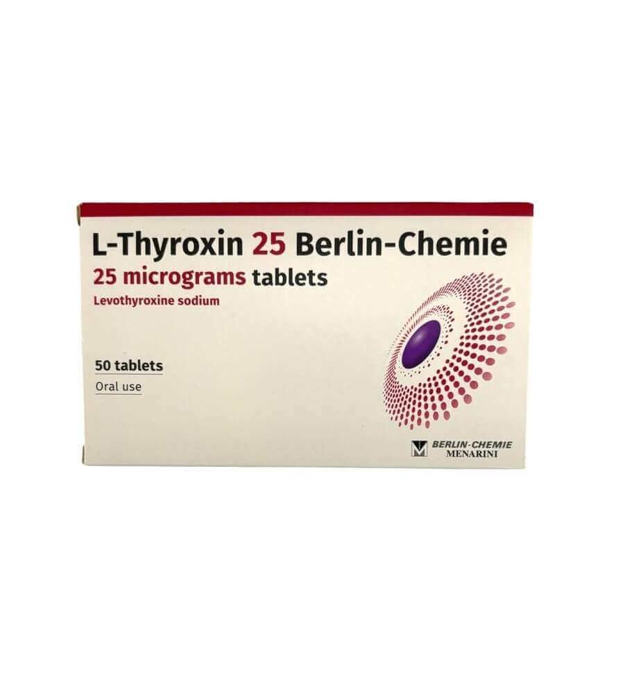 L - Тироксин 25 мкг х 50 таблетки Berlin-Chemie