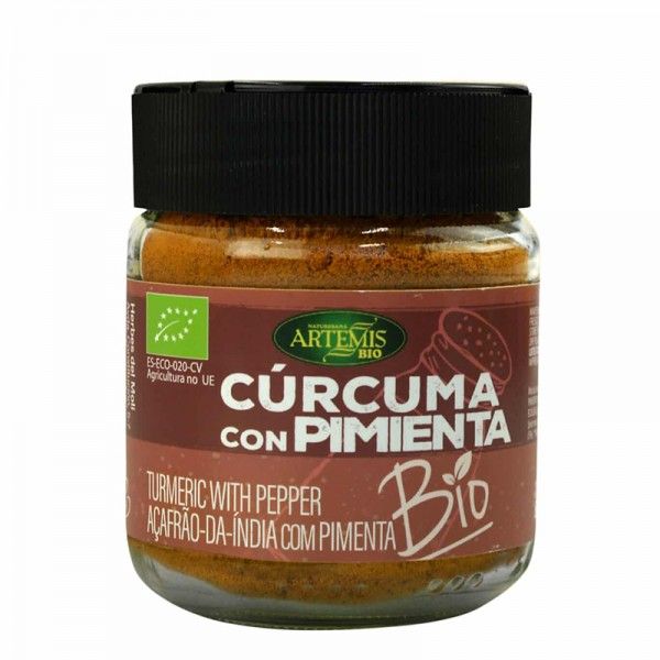 Curcuma Con Pimienta Куркума с черен пипер Био 80 гр Artemis Bio