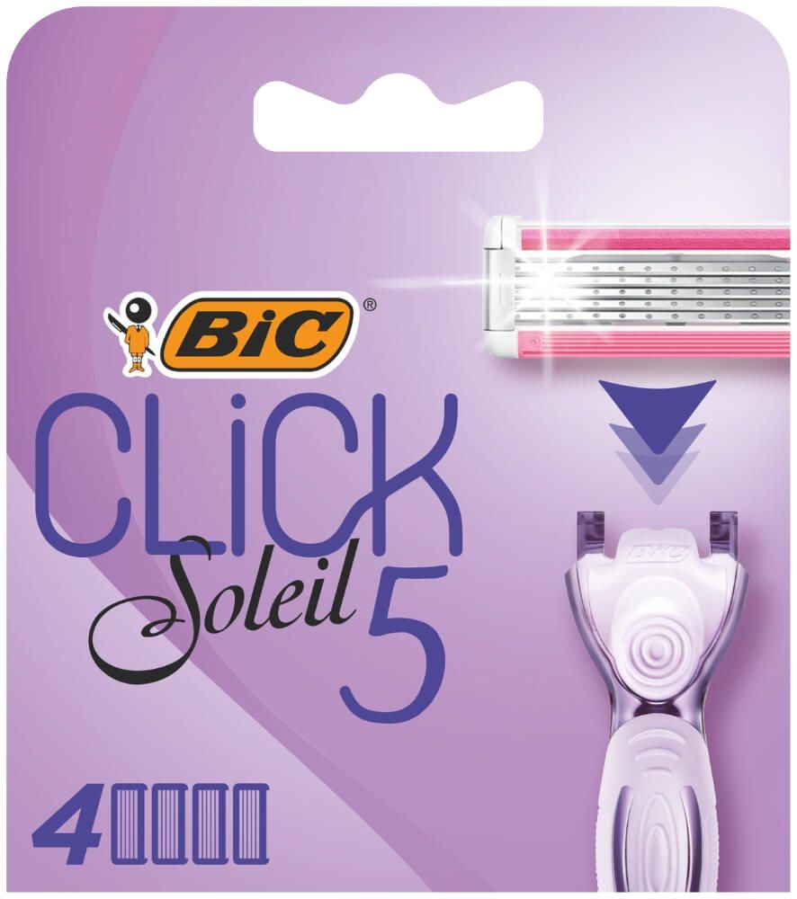 BIC Click Soleil 5 Резервни ножчета за самобръсначка за жени х 4 бр