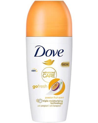 Dove Advanced Care Go Fresh Passion Fruit & Lemon Grass Дезодорант рол он против изпотяване за жени 50 мл