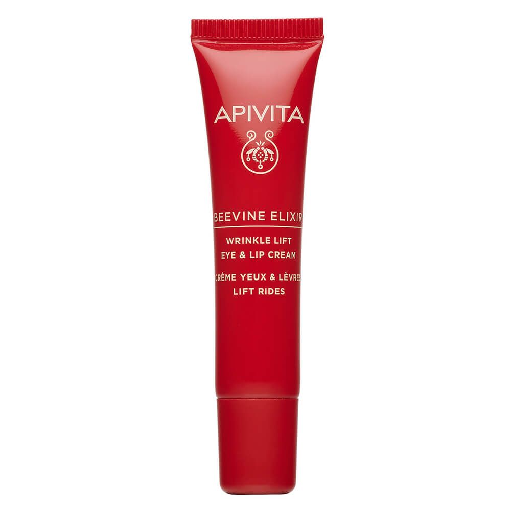 Apivita Beevine Elixir Коригиращ бръчките и стягащ крем за околоочен контур и устни 15 мл