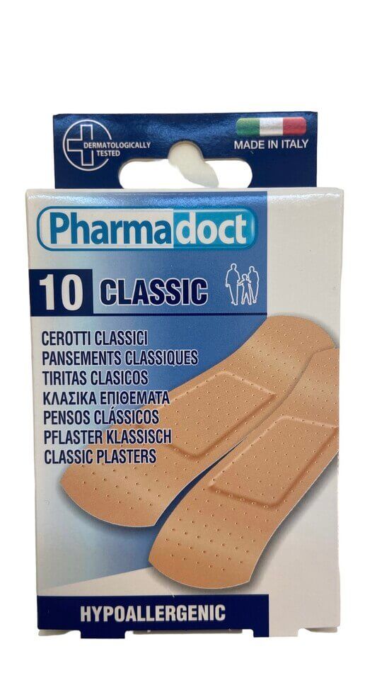 Pharmadoct Classic Водоустойчив пластир х 10 броя