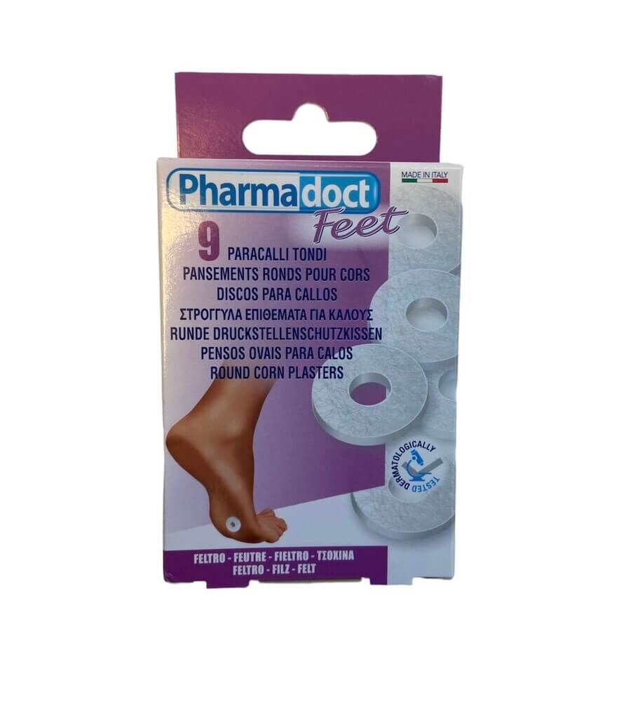 Pharmadoct Feet Кръгли подложки филц х 9 броя