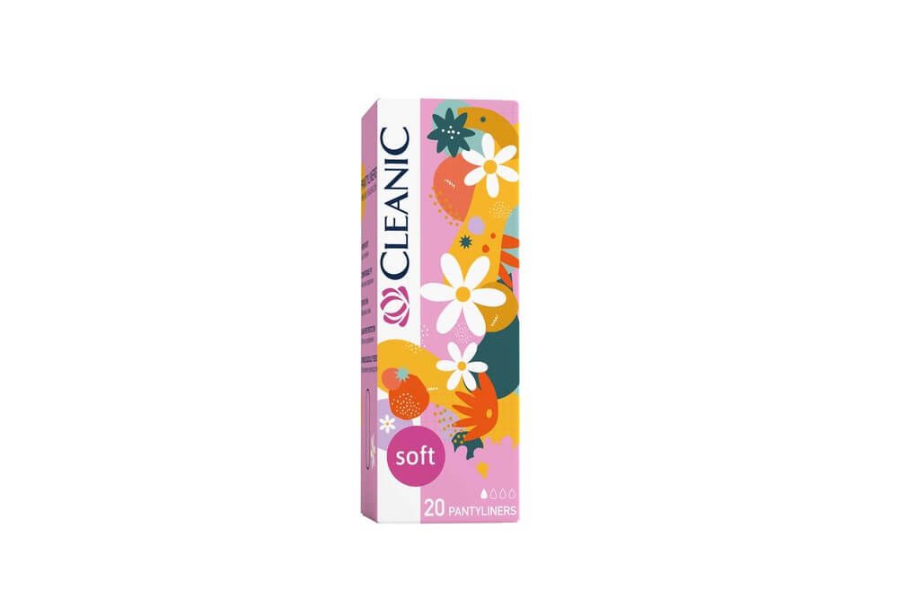 Cleanic Soft Ежедневни дамски превръзки х 20 бр