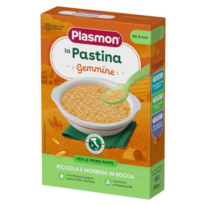 Plasmon Gemmine Бебешка паста зрънца 6M+ 300 гр