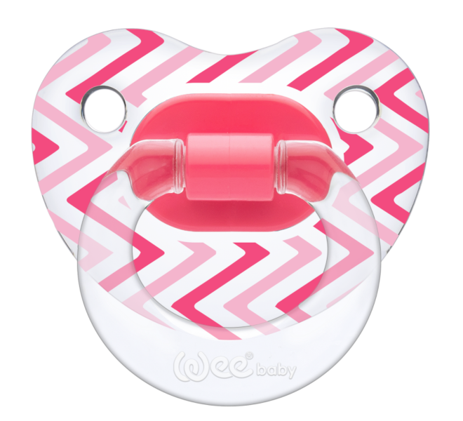 WEE BABY Ортодонтична зaлъгалка прозрачна 0-6M