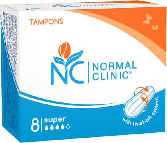Normal Clinic Super Дамски тампони 4 капки х 8 броя