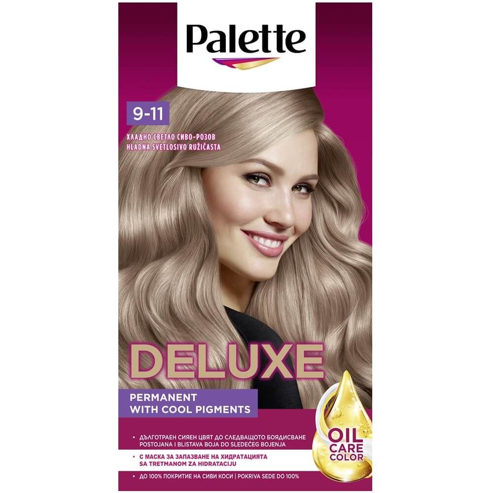 Palette Deluxe 9-11 Grey Rose Крем Боя Сиво розов Schwarzkopf