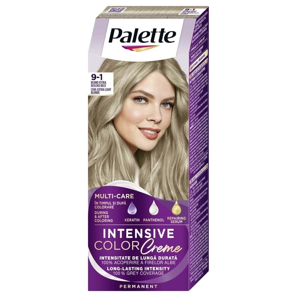 Palette Intensive Color Creme Tрайна крем-боя за коса 9-1 Cool Extra Light Blonde