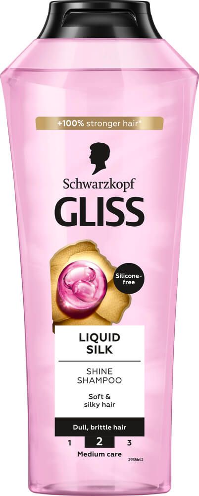 Gliss Liquid Silk Шампоан течна коприна за крехка коса без блясък 400 мл