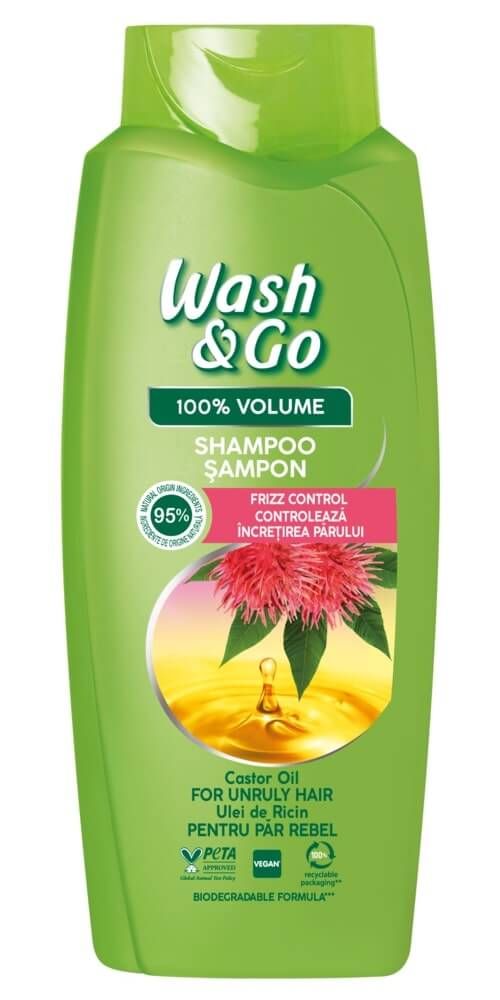 Wash & Go Шампоан с рициново масло 675 мл