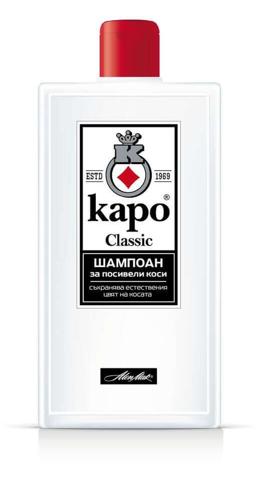 Kapo Classic Шампоан за посивели коси за мъже 400 мл