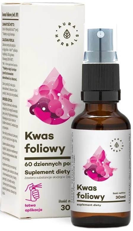 Aura Herbals Фолиева киселина, орален спрей 30 мл