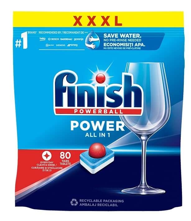 Finish Power All in 1 Таблетки за съдомиялна машина х 80 броя