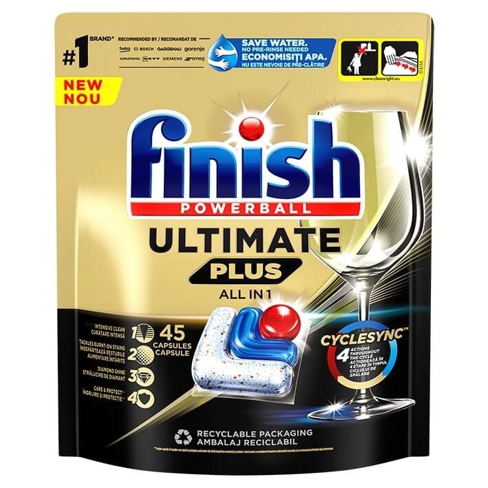 Finish Ultimate Plus Капсули за съдомиялна машина х 45 броя
