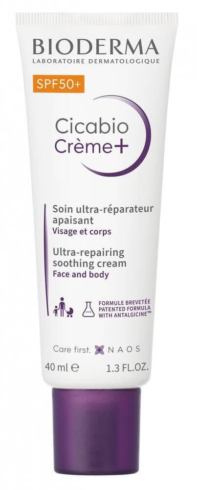 Bioderma Cicabio Creme+ Възстановяващ крем прoтив хиперпигментации SPF50+ 40 мл