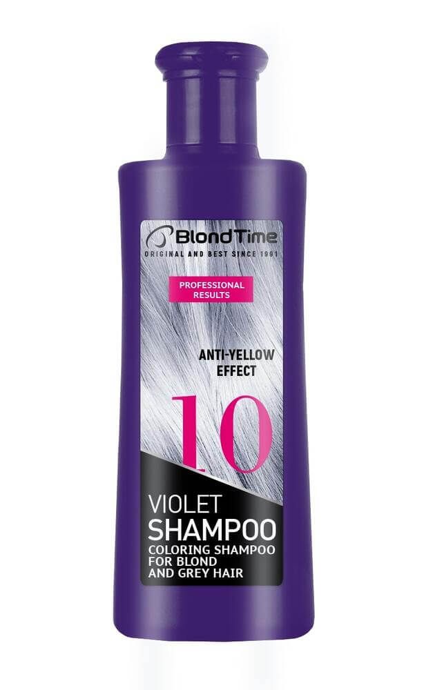 Blond Time Violet 10 Оцветяващ шампоан за изрусени и сиви коси 150 мл