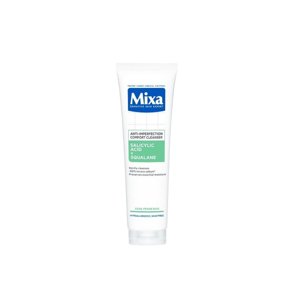 Mixa Salicylic Acid + Squalane Anti-Imperfection Почистващ гел против несъвършенства 150 мл