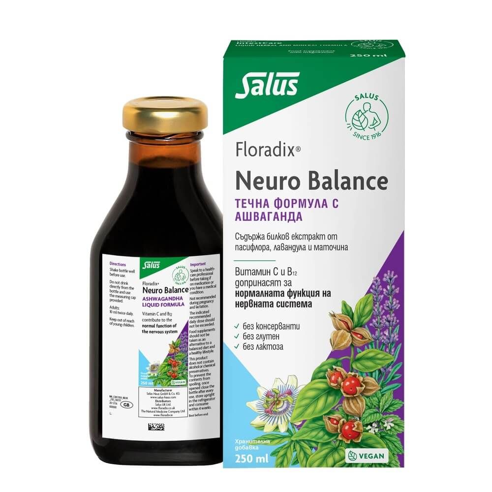 Floradix Neuro Balance тоник с Ашваганда 250 мл