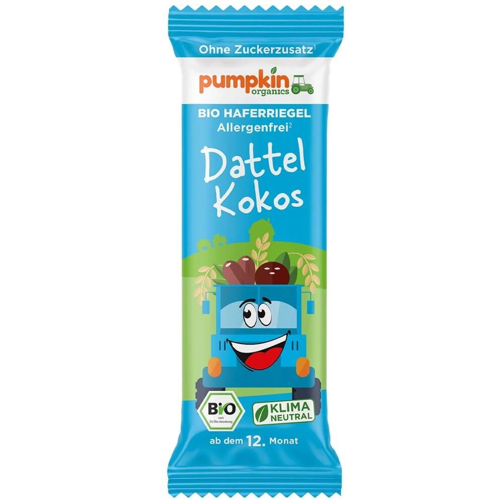 Био барче овес, фурми и кокос Pumpkin kids 12М+ 20 гр