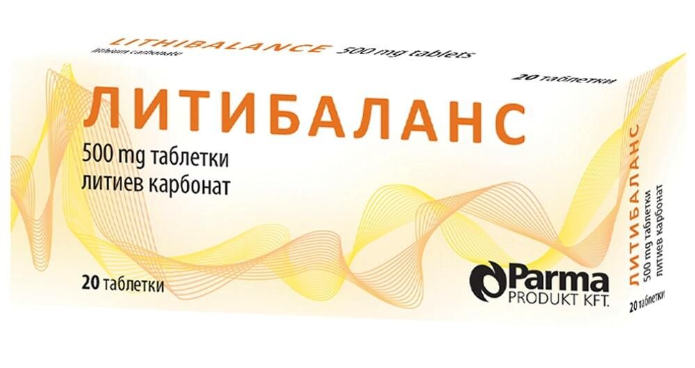 Литибаланс 500 мг х 20 таблетки