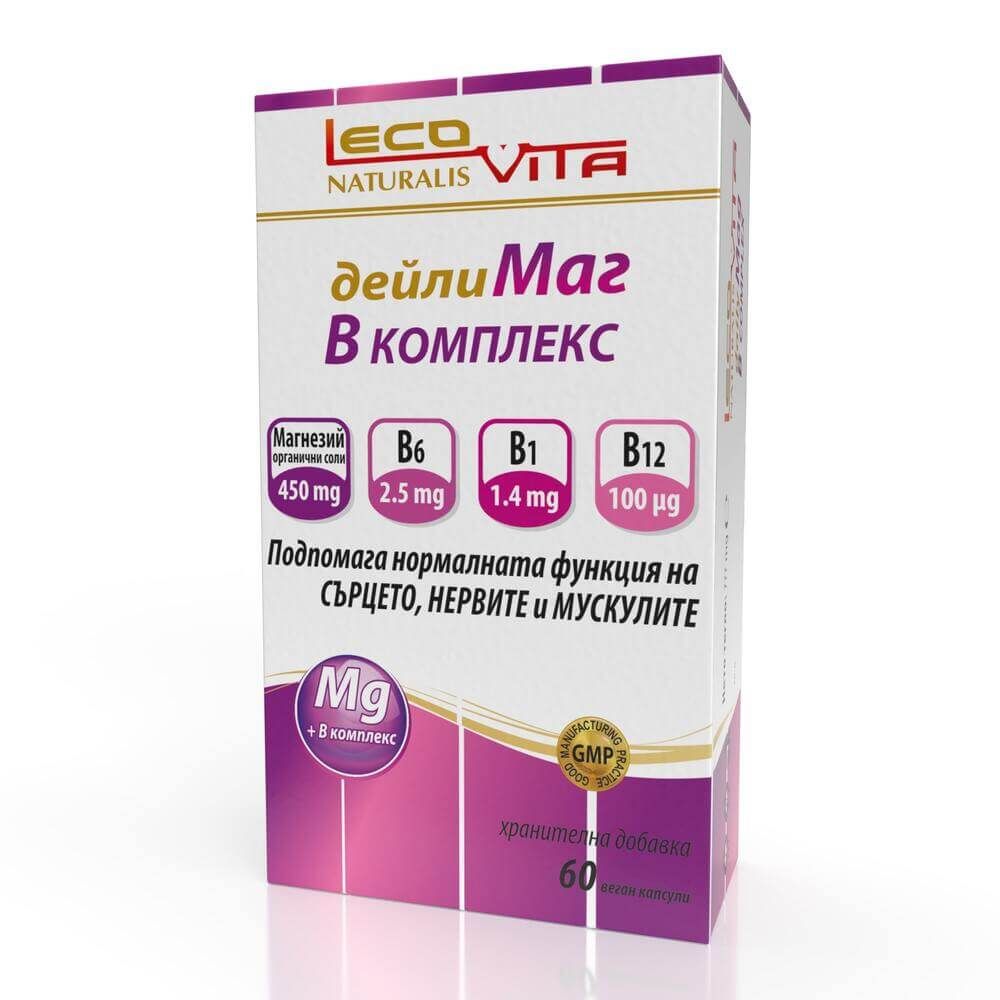 LecoVita Дейли Маг + В комплекс х 60 капсули