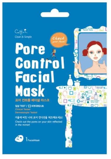 Cettua Pore Control Facial Mask Лист маска за лице за стягане на порите 1 бр
