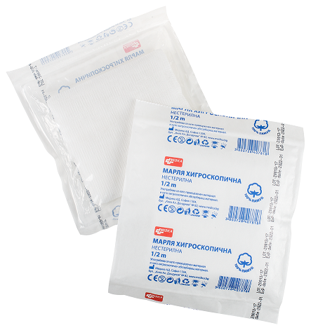 Medica Хигроскопична нестерилна марля ½ м 1 брой