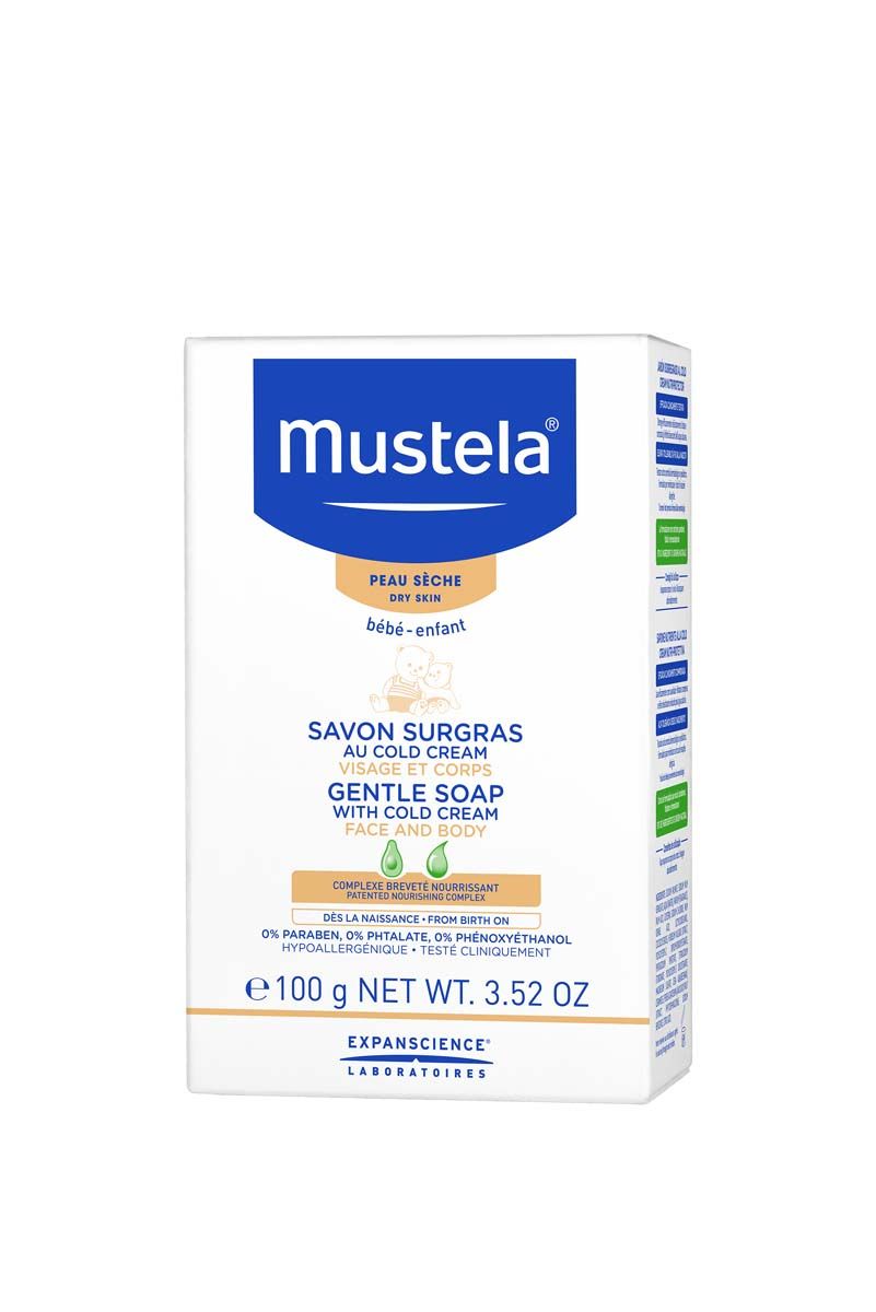 Mustela Нежен сапун с колд крем за суха кожа 100 гр