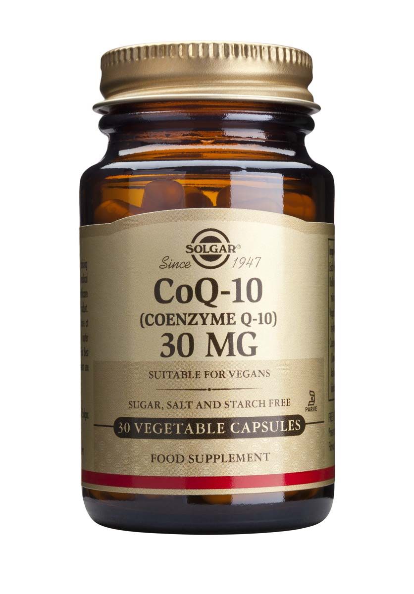 Solgar Coenzyme Q10 Коензим Q10 за здраво сърце 30 мг х30 капсули