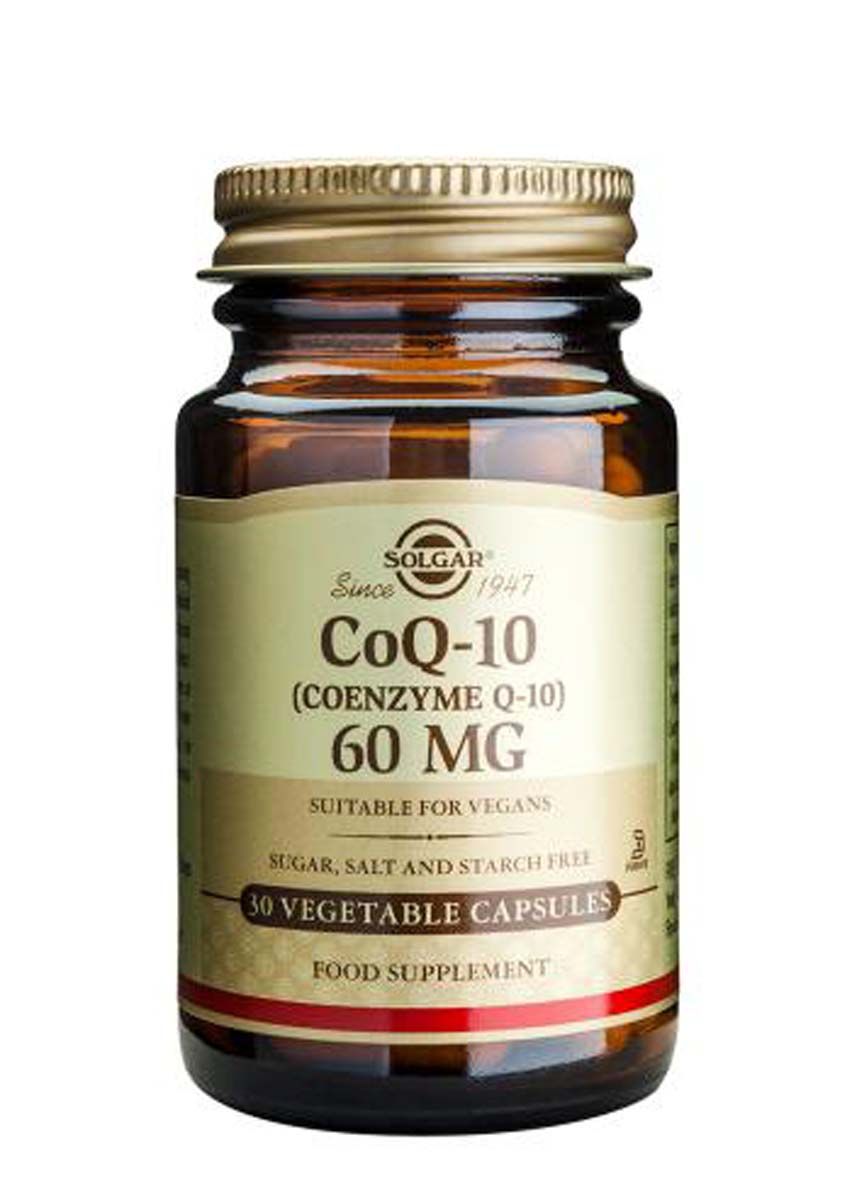 Solgar Coenzyme Q10 Коензим Q10 за здраво сърце 60 мг х30 капсули