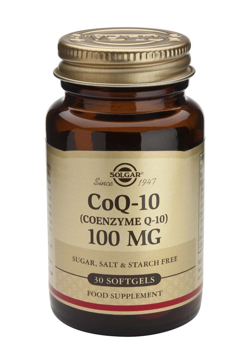 Solgar Coenzyme Q10 Коензим Q10 за здраво сърце 100 мг х30 капсули
