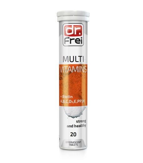 Dr. Frei Мultivitamins + Biotin х20 ефервесцентни таблетки