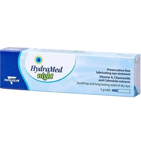 HydraMed Night Офталмологична маз х 5 гр Naturpharma
