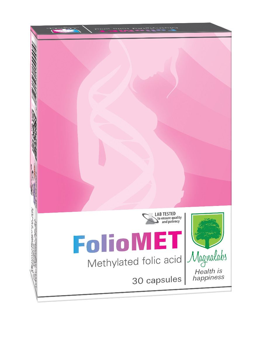 FolioMet Метилирана фолиева киселина х30 капсули Magnalabs