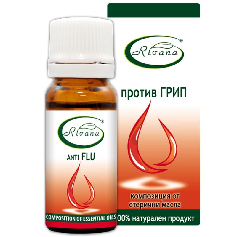Rivana Против Грип Композиция от етерични масла 10 мл