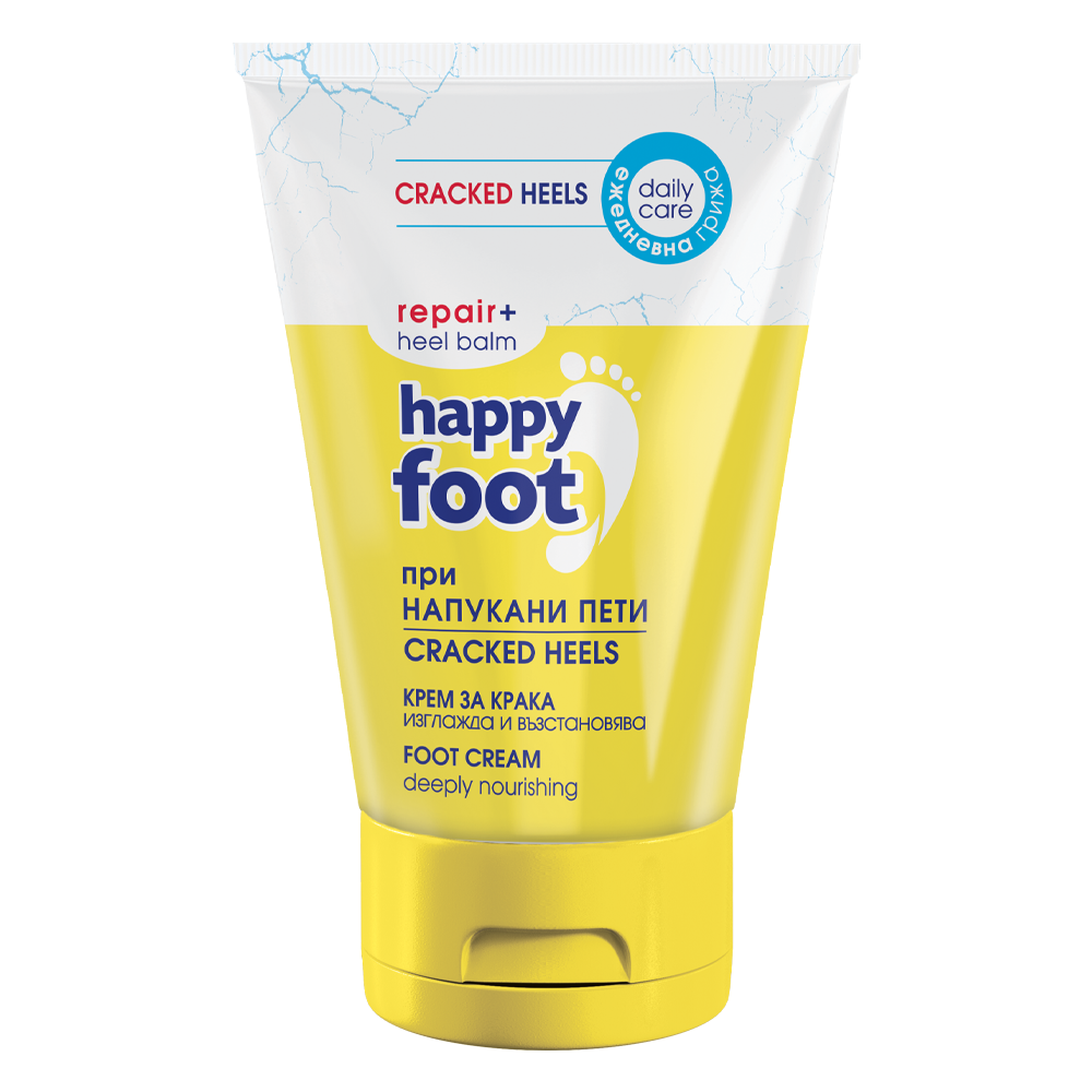 Agiva Happy Foot Cracket Heels Изглаждащ крем за крака при напукани пети 100 мл