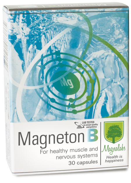 Magneton B За здрава мускулна и нервна система х30 капсули Magnalabs