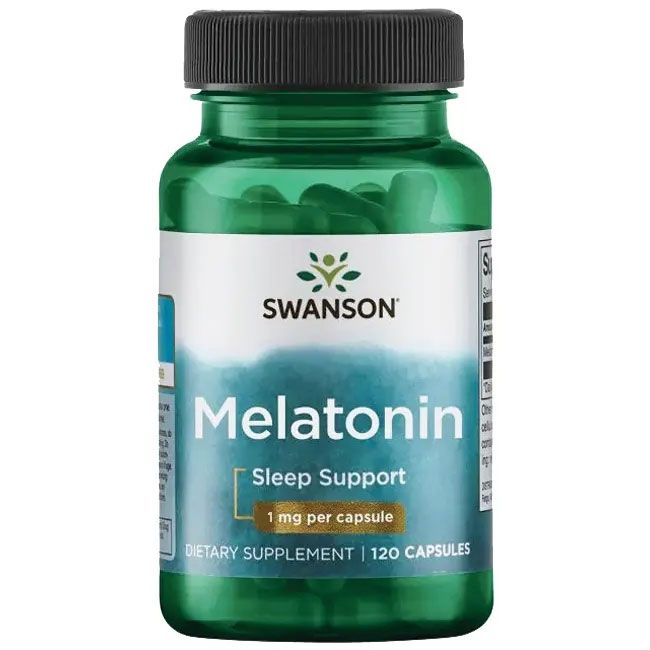 Swanson Melatonin Мелатонин 1 мг 120 капсули