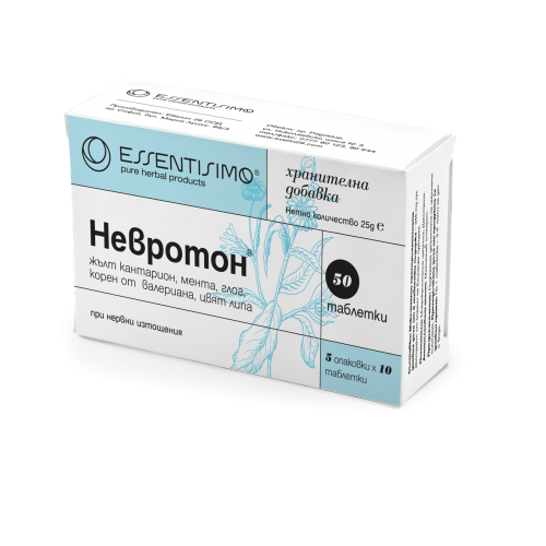 Essentisimo Невротон при нервни изтощения х50 таблетки