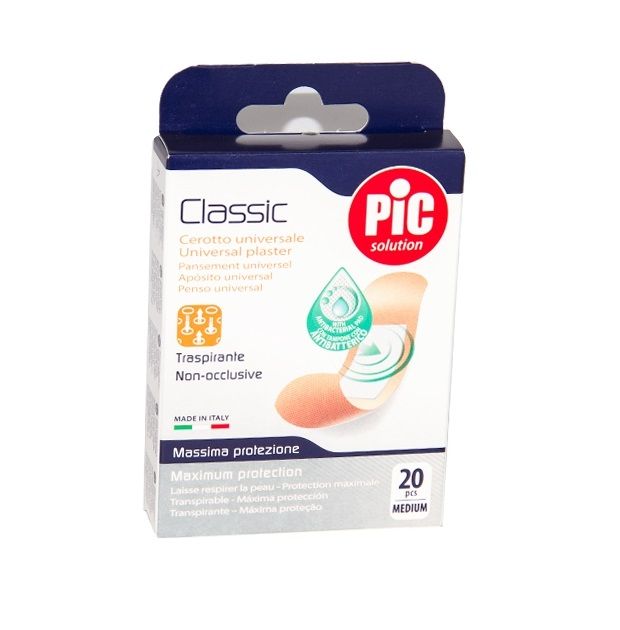 PIC Solution Classic Medium Пластири класик средни х20 бр Artsana Italia