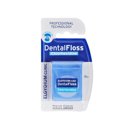 Elgydium Dental Floss Chlorhexidine конец за зъби с хлорхексидин