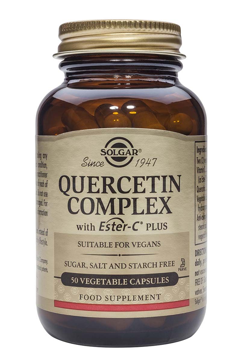 Solgar Quercetin Complex Кверцетин комплекс при алергии x50 капсули