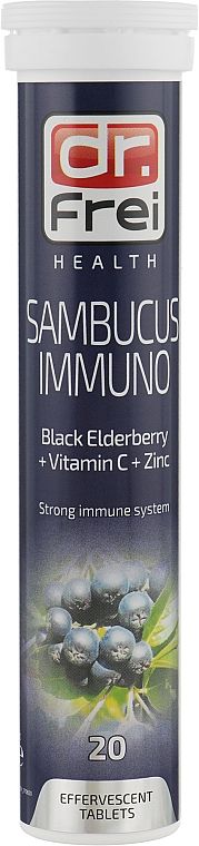 Dr. Frei Sambicus Immuno Витамини за имунитет х20 ефервесцентни таблетки