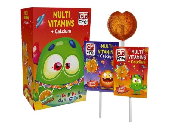 Dr. Frei Kids Близалки мултивитамини за деца с калций х50 бр